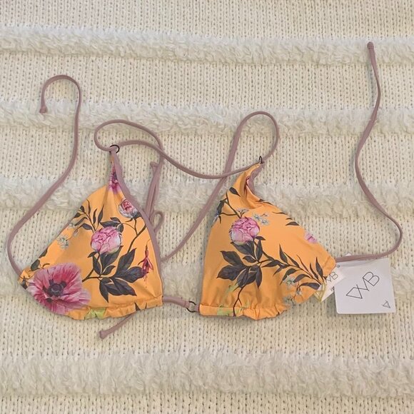 Vyb French Cut Triange Bra Bikini Top Reversible NWT - Picture 3 of 5